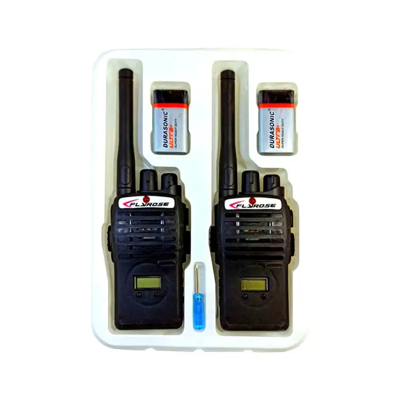 بیسیم واکی تاکی دو عددی دو باطری وارداتی