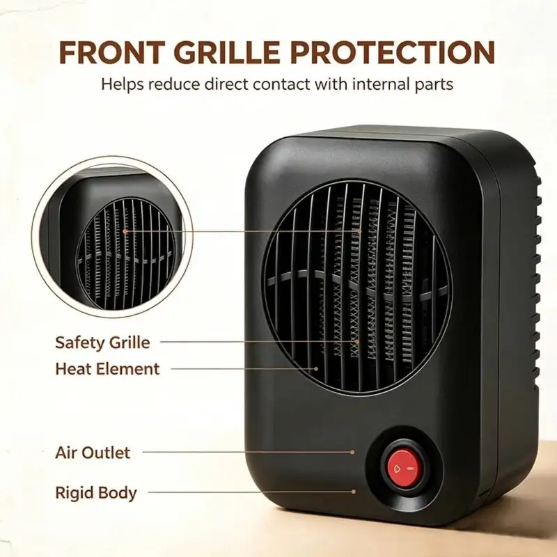 بخاری برقی 600 وات PTC مدل Mini Heater