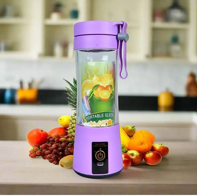شیکر شارژی 400 میلی لیتری مدل Portable Mini Juicer Blender