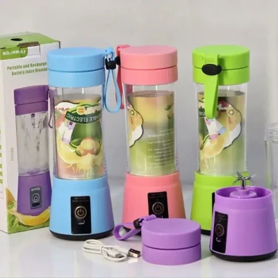 شیکر شارژی 400 میلی لیتری مدل Portable Mini Juicer Blender