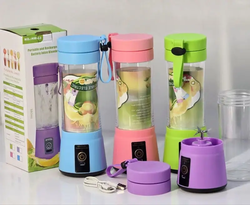 شیکر شارژی 400 میلی لیتری مدل Portable Mini Juicer Blender